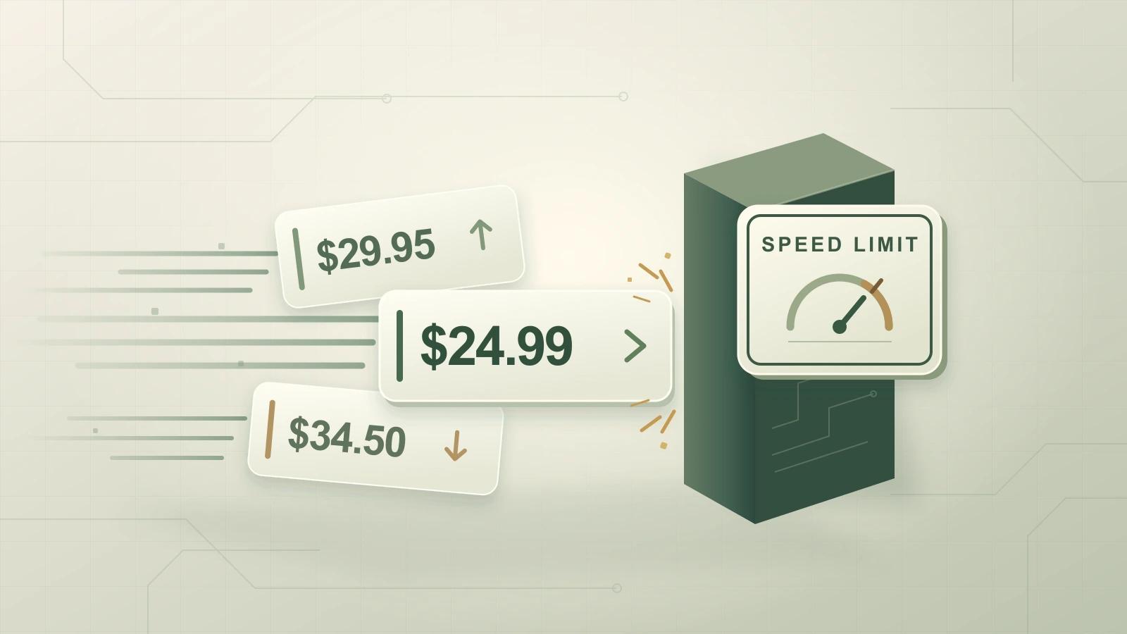 What makes an Amazon repricer fast? Marketplace speed limits and misleading speed claims