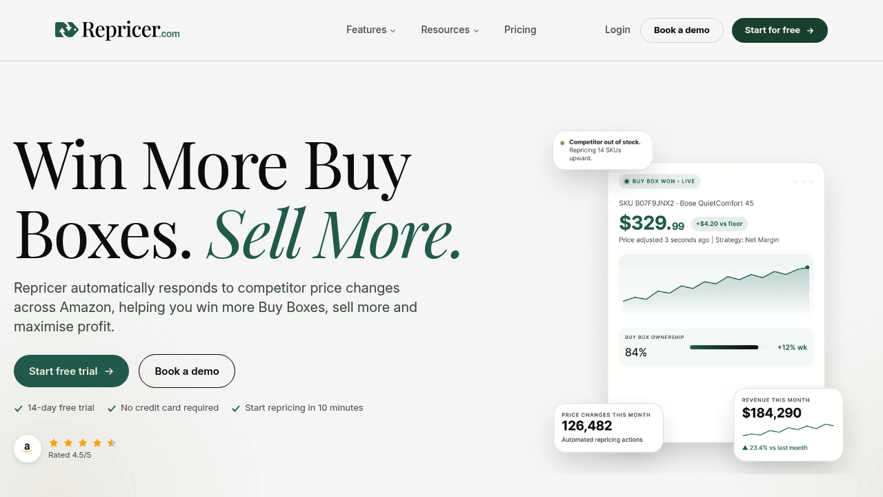 Repricer.com repricing speed claims and platform overview